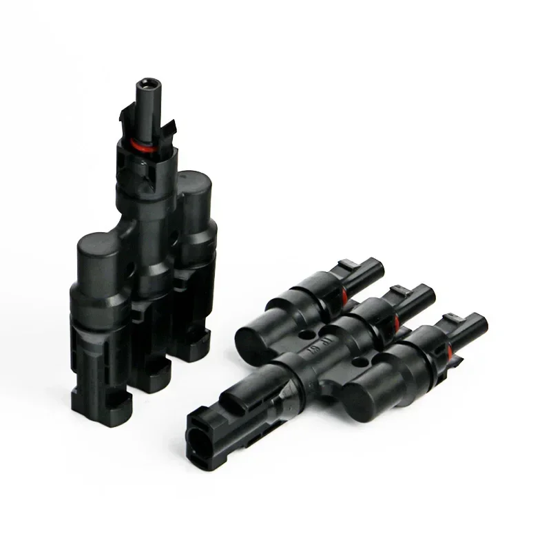 1/5/20/100 Sets Y T Type Solar PV Branch Allocator Cable Many Way Male Female Solar Panel Adapters Photovoltaic Connector 1000V