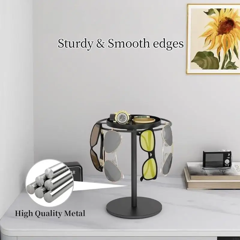 Sunglasses Holder Modern Metal, for Display in Various Boutique Setting Shop Eyewear Storage Retail Display Y166