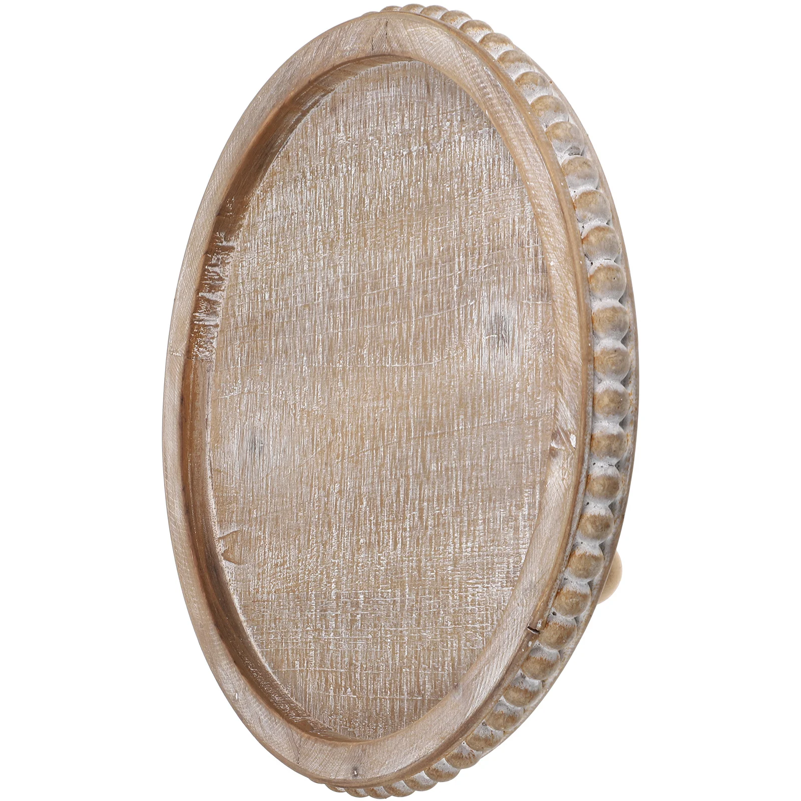 

Round Wooden Tray Vintage Rustic Home Decor For Table Centerpiece Holder Kitchen Living Room Farmhouse Serving Tray