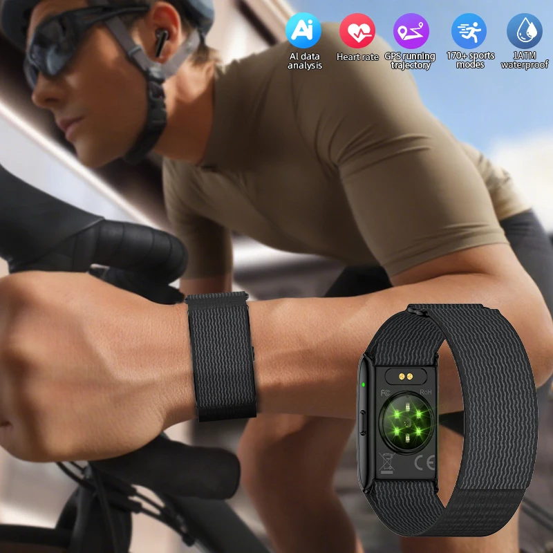 

﻿ LIGE Pedometer Sports Fitness Tracker Smart Bracelet 2025 Ultralight Smart Wristband No Screen Heart Rate Monitor Smartwatch