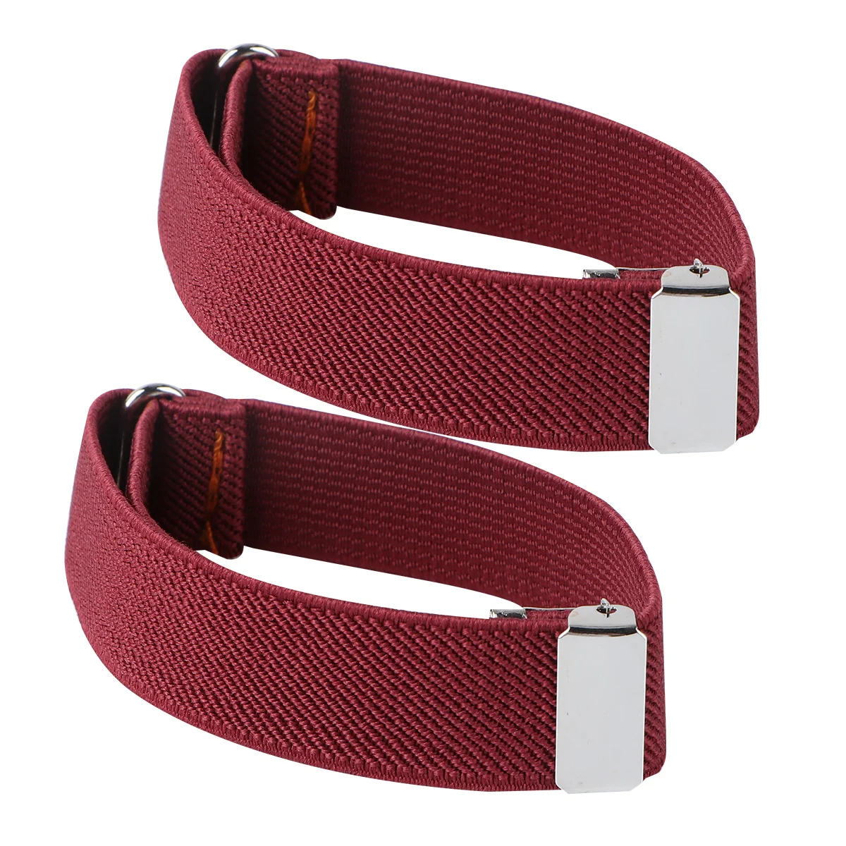 

1Pair Stretchy Elastic Sleeve Armband Polyester Silk Rubber Band Durable Shirt Sleeve Ring Holding Long Sleeves for Jackets