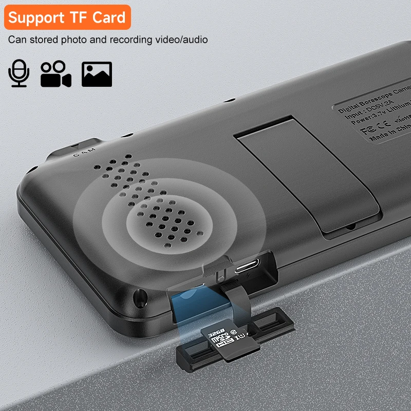 5'' IPS Screen Endoscope Camera HD1080P Single Dual Triple HD1920P 5.0MP Autofocus Lens USB Pipe Inspection Borescope Take Photo image 6
