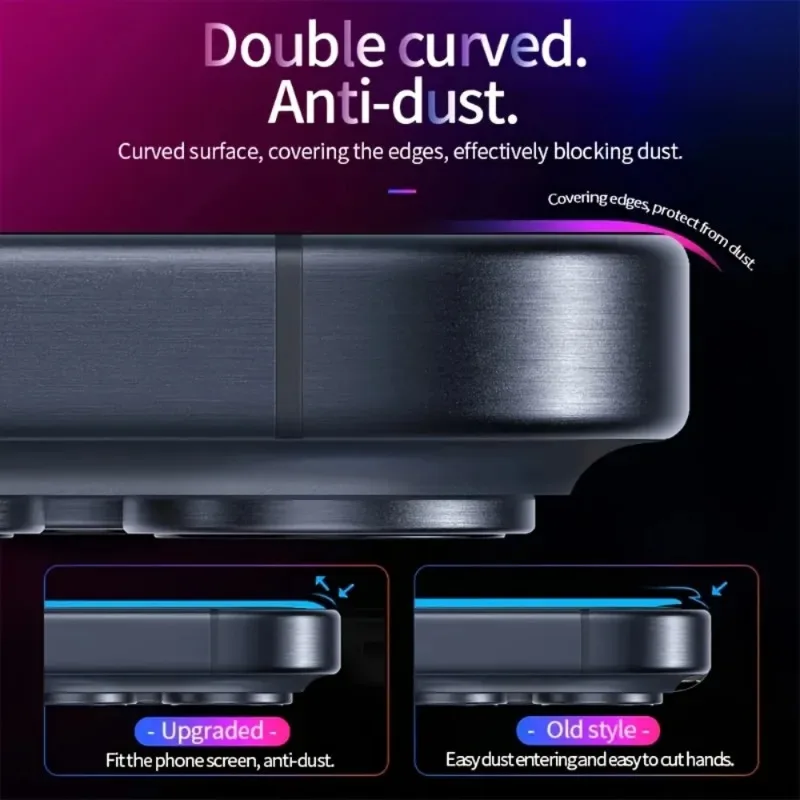 4 Piezas Película de Hidrogel de Cobertura Completa para iPhone 17 Pro Max Air 16e 16 15 14 Plus 13 12 Mini 11 16 Pro Max XR XS Max Protector de Pantalla 2