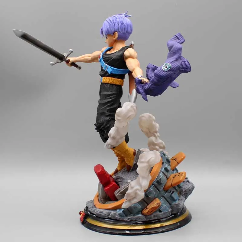 25cm Dragon Ball Anime Figure Trunks Figures Torankusu Figurine Model Pvc Statue Doll Ornament Collection Decoration Toys Gift