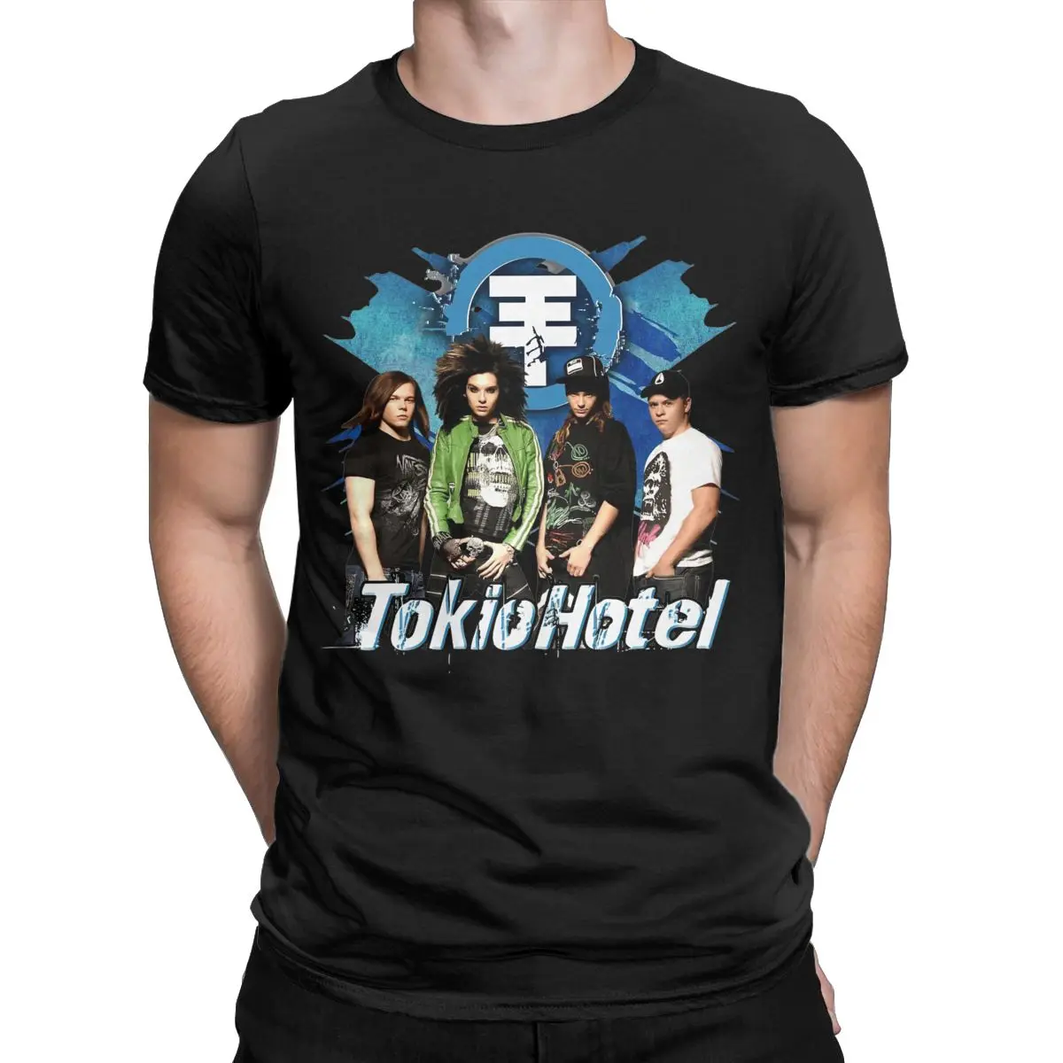 Men Women Tokio Hotel Band Punk Music Graphic T Shirt Apparel Leisure Cotton rock T Shirts Top Tee Clothes Printed