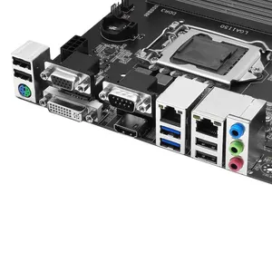 Machinist-H97M Pro LGA 1150 Motherboard, M-ATX-Unterstützung, RAM DDR3, Intel Core I3, I5, I7, E3, CPU, SATA 3.0, USB 3.0, NVME, NGFF, M.2 8 Hauptverkaufsplatten DDR3 mit Prozessor i5 - №6