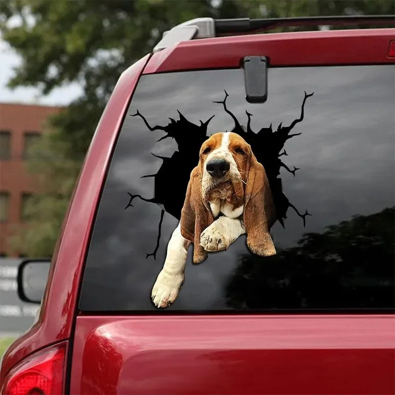 Basset Hound Aufkleber-passt autos, Windows, Laptops und jeder glatten oberfläche, Basset Hound Aufkleber, nach Basset Hound Aufkleber, Ani