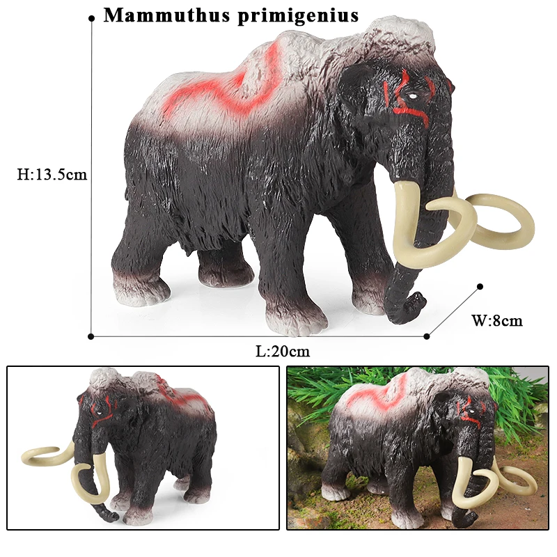 Oenux Afrikanische Wilde Tiere Elefanten Modell Simulation Große Mammut Action-figuren Figur PVC Pädagogisches Spielzeug Für Kinder Geschenk – Detail 19