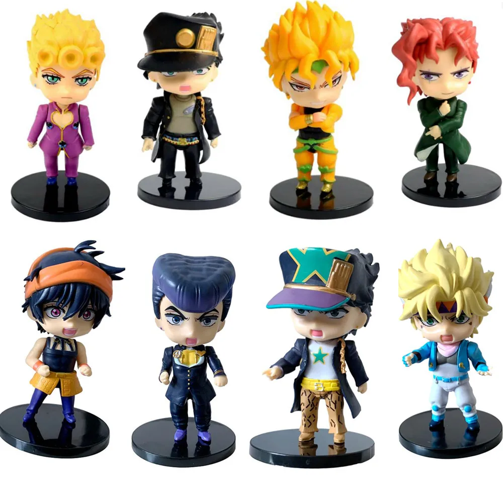 Figuras de acción de JoJo's Bizarre Adventure Stone Ocean, viento dorado, Kujo Jotaro, Joseph, Joestar, colección de estatuas, chico, 1 Uds.