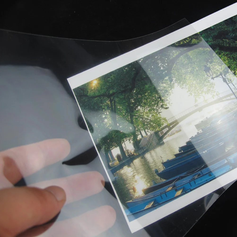 

10 Sheets Transparent Plate Making Film Printer Photo Paper for Dedicated Super High Transparency The Pet Photographic