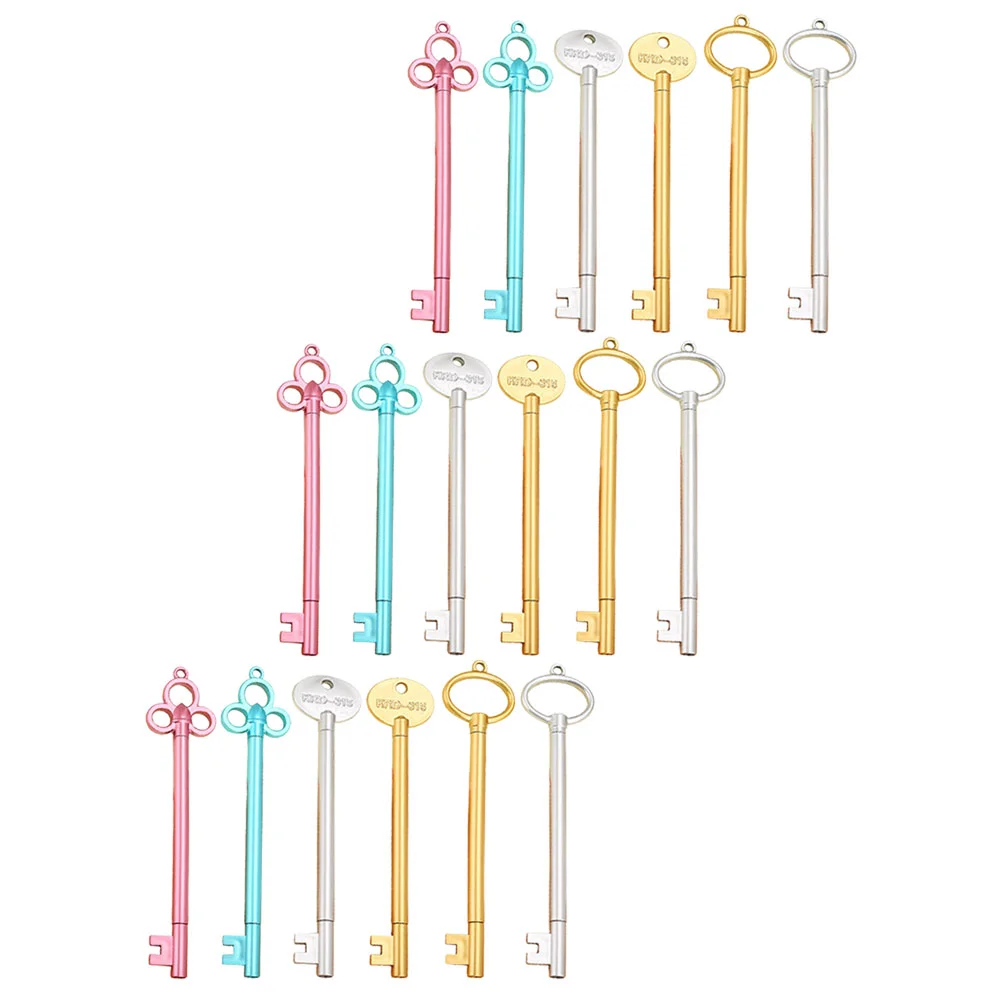 18 Pcs Gel Ink Pens Key Students Prize Gifts Universal Sign Modeling Writing Cute Office