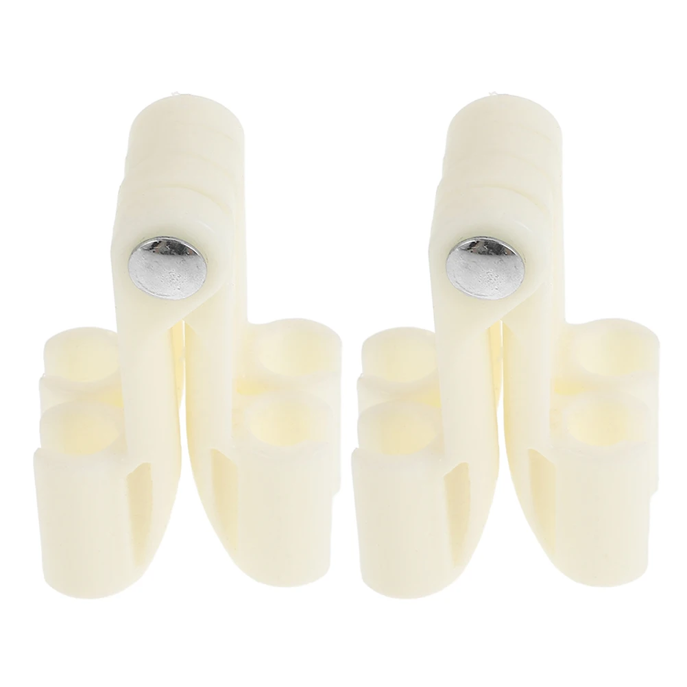 

2pcs Bed Canopy Stabilizer Clips Foldable Plastic Retainer Windproof Net Fixing Clamps Easy-To-Use Durable Bedroom Balcony