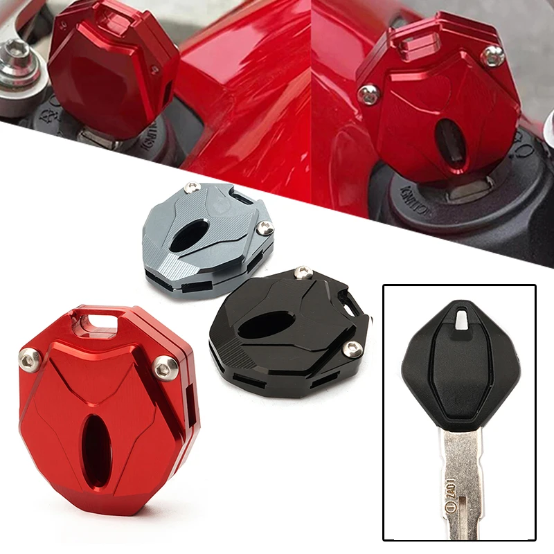 Motorcycle Accessorie Keychain Case Shell & Keychain Key Ring For DUCATI Streetfighter V4 SP V2 PANIGALE V2 V4 SP 2022 2023 2024
