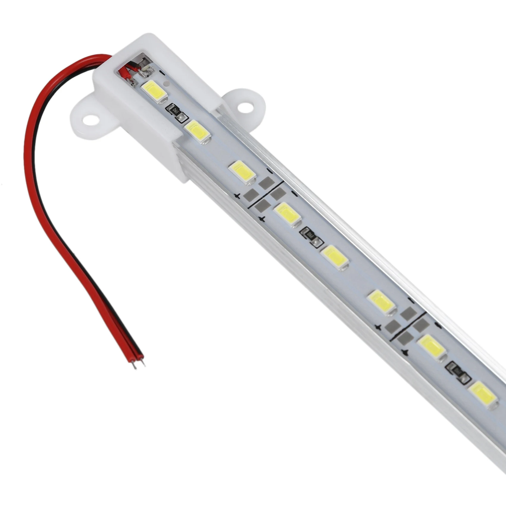 TFTP-3X 50CM 12V 36 LED 5050 SMD Hard Strip Bar Light Aluminum Rigid White