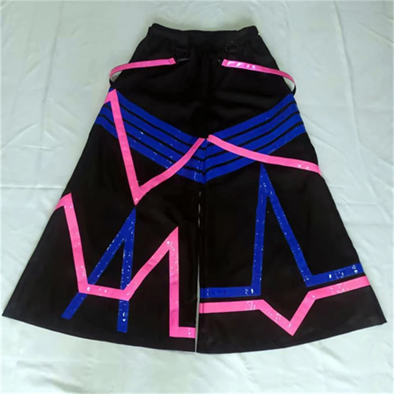 CosAn جديد AUS نمط ريبر فات السراويل ملبورن شفل شبح الرقص السراويل موضة جرس قيعان عاكسة بنطلون للجنسين