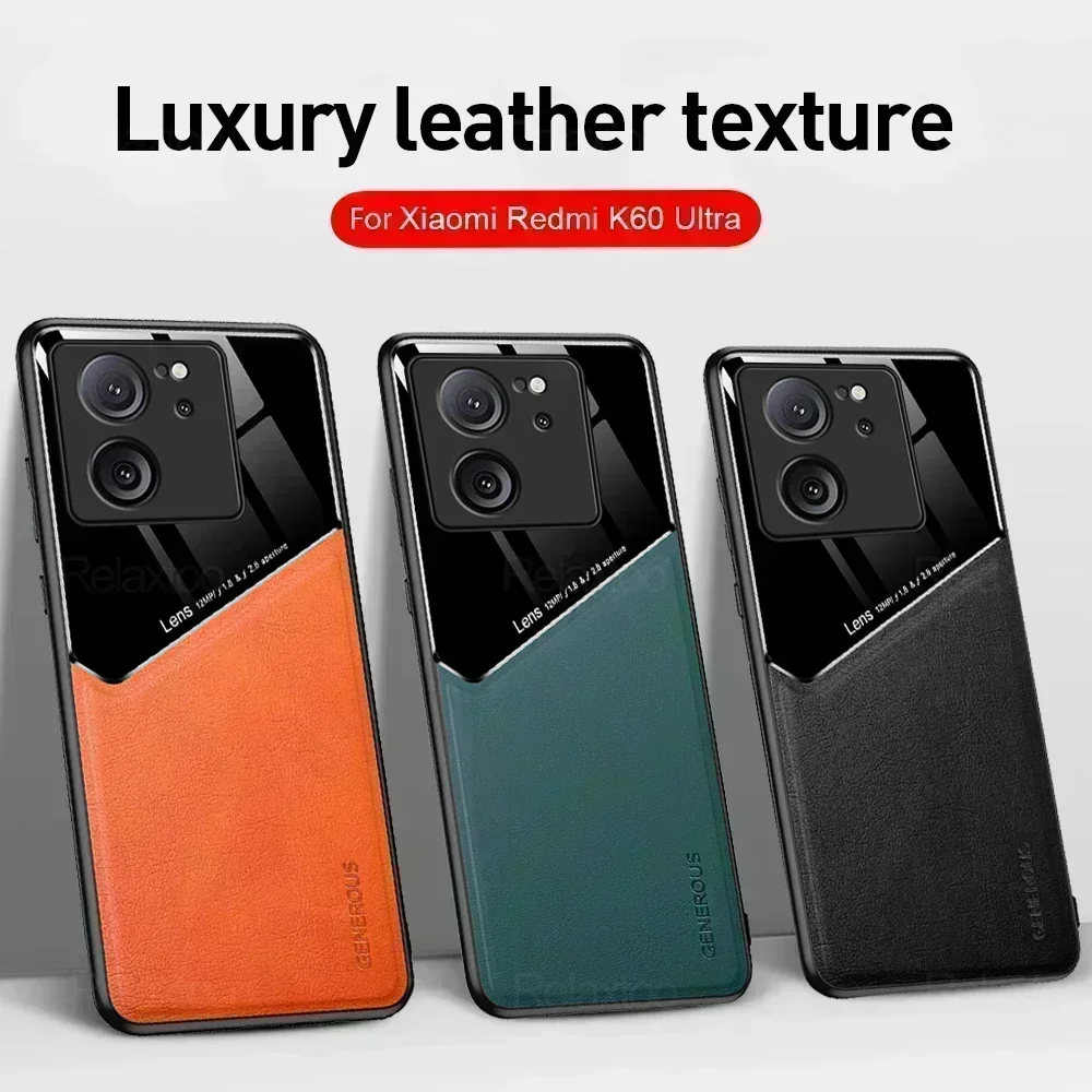 Кожаный чехол Mi13TPro для Xiaomi Mi 13T Pro 6,67 дюйма, автомобильный магнитный чехол Xiaomi13T Mi13T 13 T 13TPro 5G, противоударный чехол для камеры