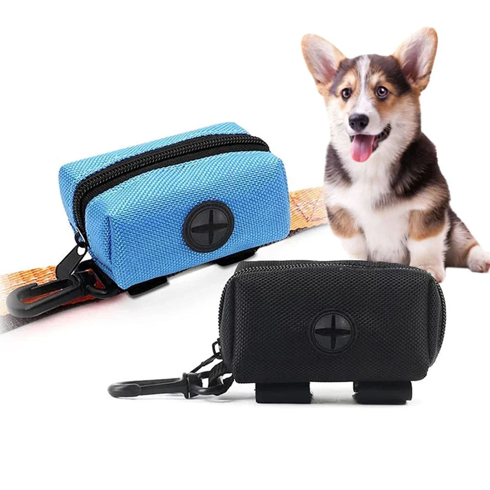 Pet Dog Poop Bag Holder Leash Mini Travel Garbage Bag Dogs Waste Poop Bags Dispenser Pet Cleaning Tools