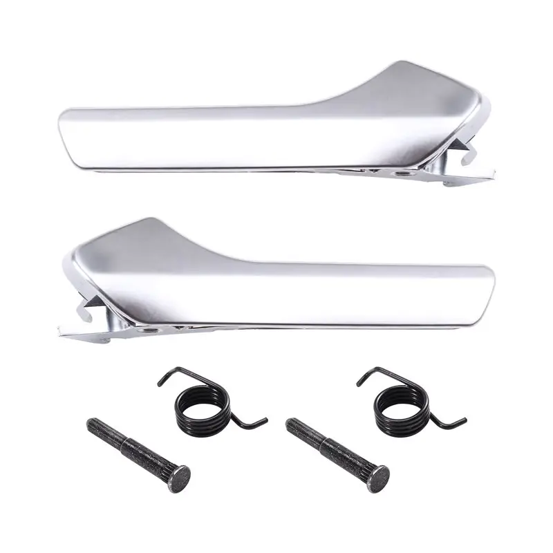 

HT4Z-5822600-AA HT4Z5822601AA For Ford Edge 2015-2024 Chrome Inner Door Handle Clasp 1 Pair Door Opener Handle