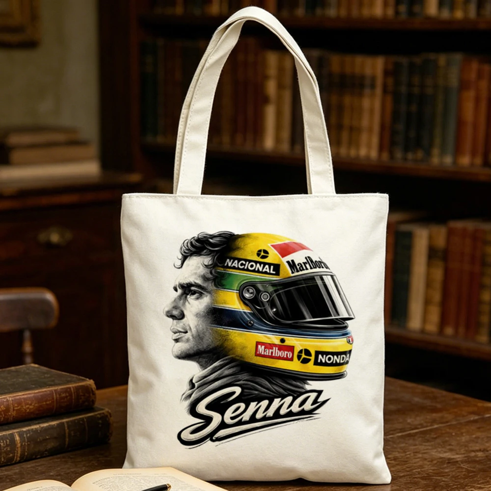 bolsa-tote-ayrton-senna-de-lona-reutilizavel-estilo-y2k-para-mulheres