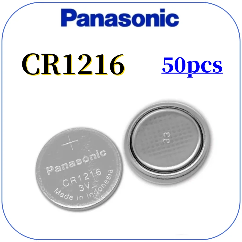 50pcs Original Panasonic CR1025 CR1216 CR2032A CR2412 CR2354 CR2330  Button Coin Cell Batteries