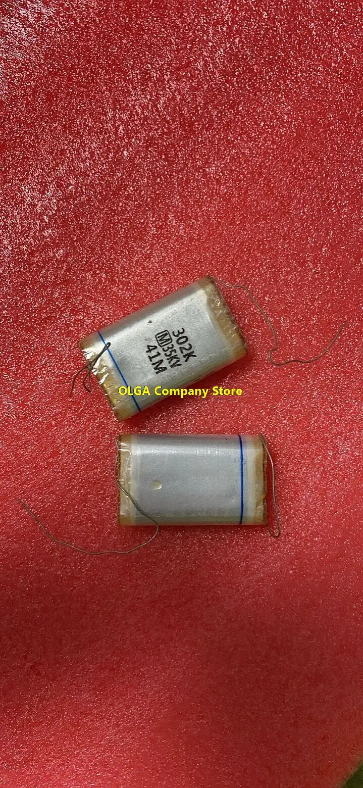 [Imported] high voltage capacitor 35KV302K high voltage thin film capacitor 35KV3000P 302K35   10PCS -1lot