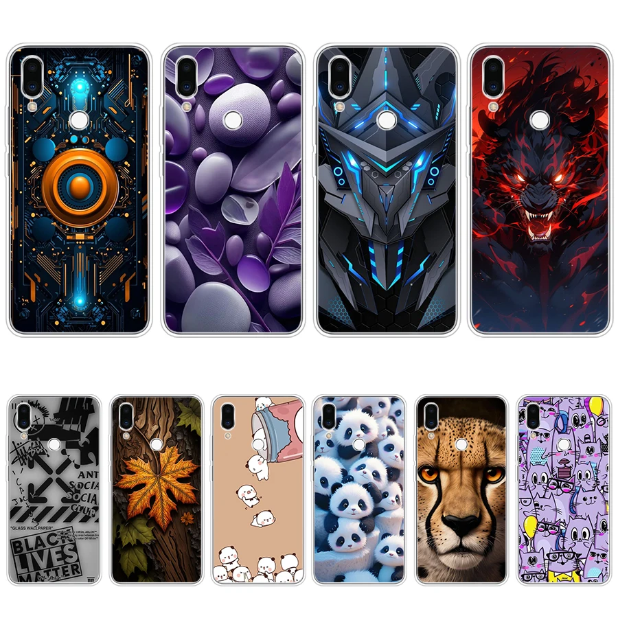 Meizu Note 9 용 휴대폰 케이스, 다채로운 노래, 부드러운 실리콘 Tpu 커버, S4