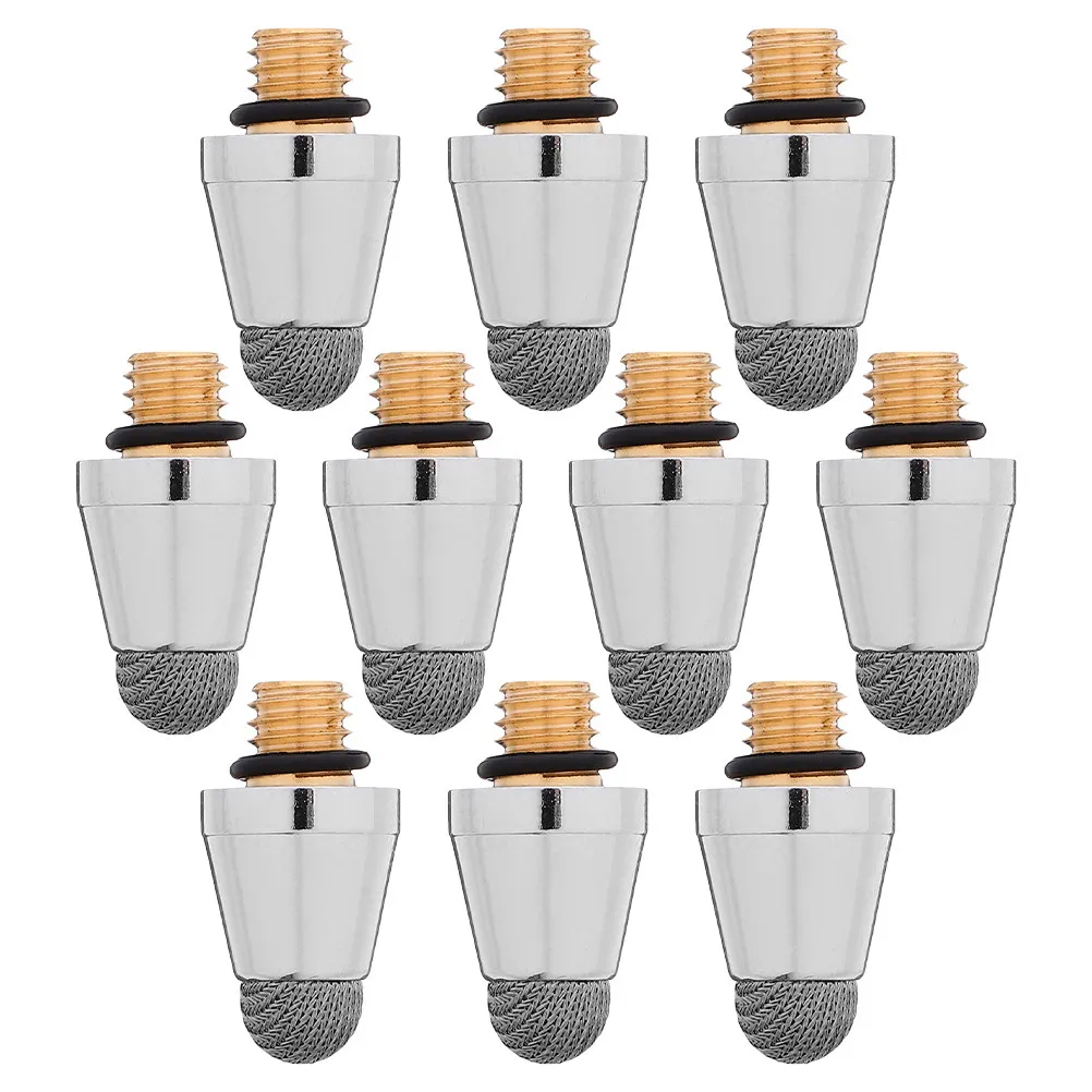 

Набор из 10 сменных наконечников для стилуса из сетчатого волокна, емкостные, для сенсорных экранов телефонов, планшетов, ноутбуков, для точного рисования и письма