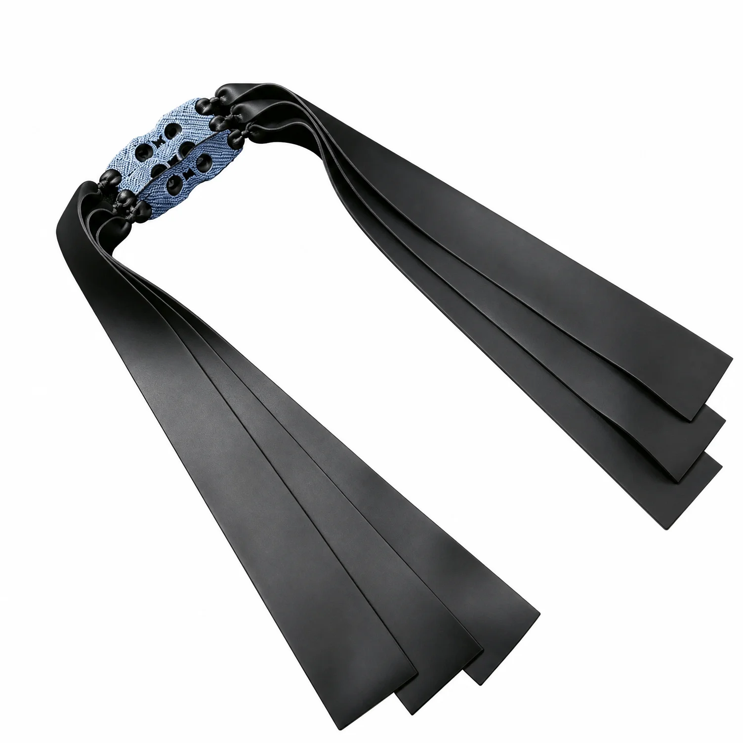 Slingshot Flat Rubber Band Black Tapered 3015 High Power Elastic 0.65mm 0.75mm 1.0mm for Hunting Target Practice