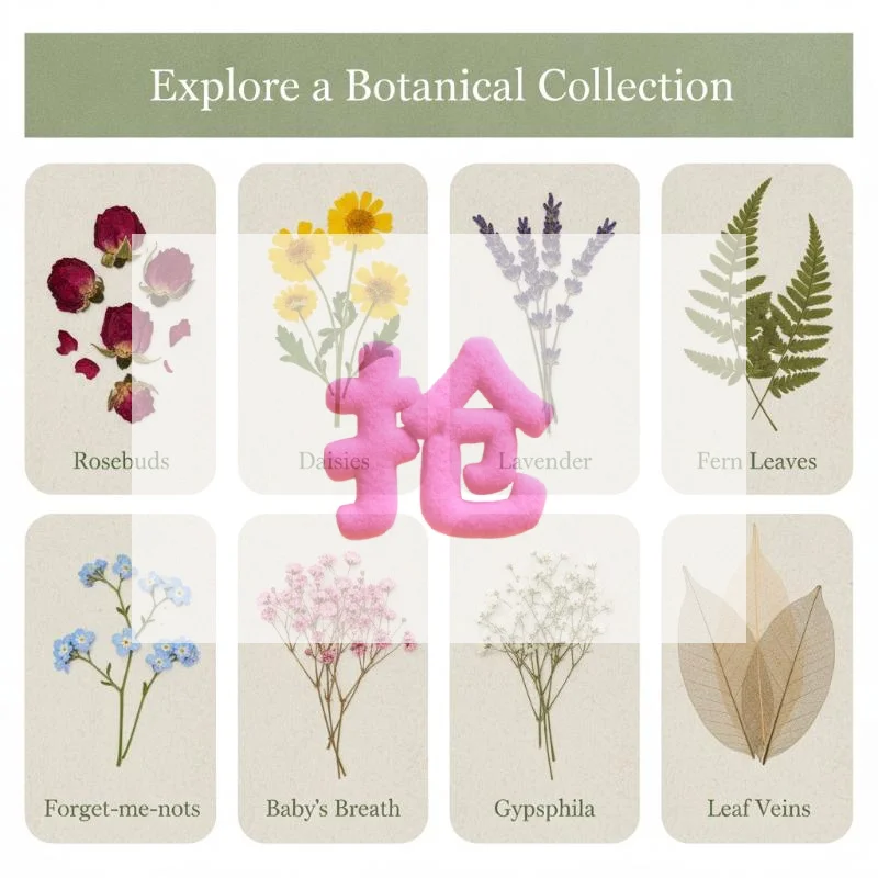 Art Craft Flower Making - Flores secas, flores naturales reales, flores