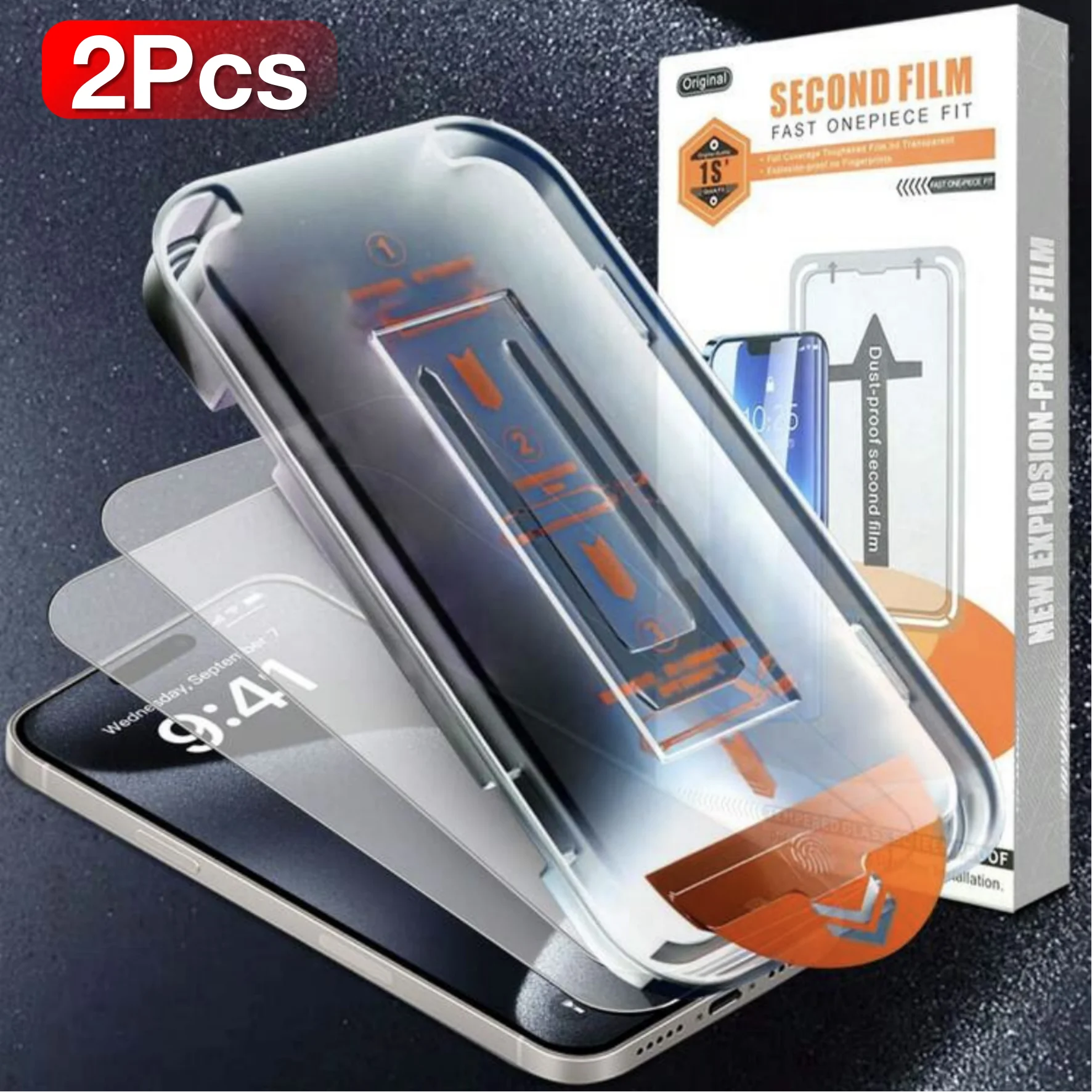2pcs Screen Protector Tempered Glass for IPhone 15 14 13 12 11 Pro Max PLUS Protective Glass IPhone X XR XS Max14 15 Plus