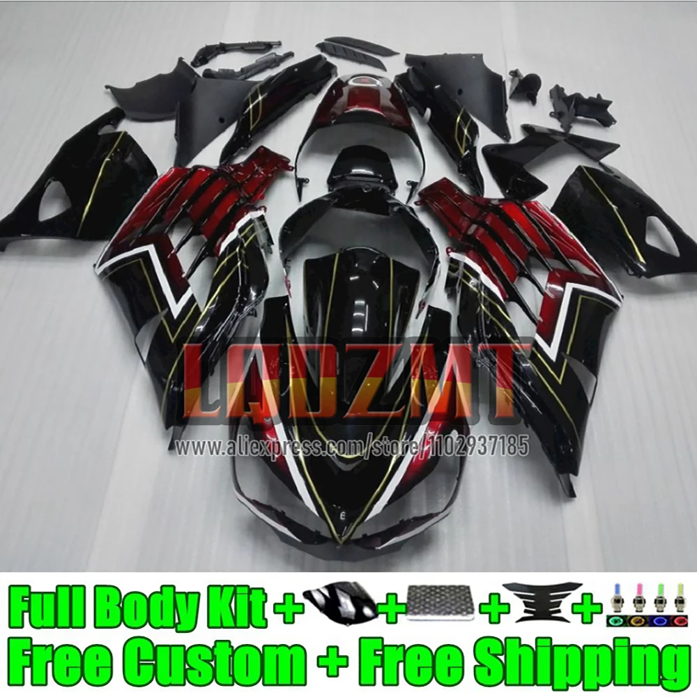 OEM Frame For KAWASAKI red Black NINJA ZX 14 14R ZX14R 2012 2013 2014 2015 2016 2017 61No.18 ZX-14R 12 13 14 15 16 17 Fairing