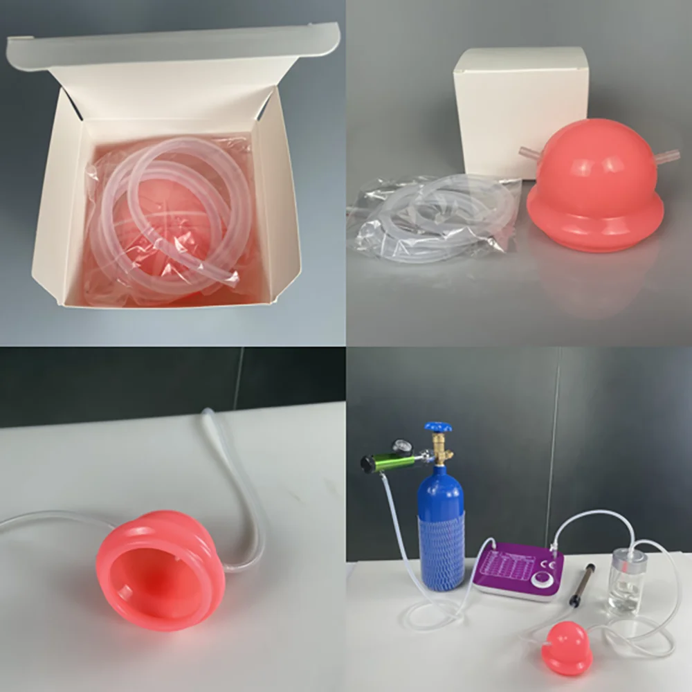 Fresh O3 Flow Skin Treatment Cup Single Wounds and Infections Inflammation Healing Silicon Ozone Cupping