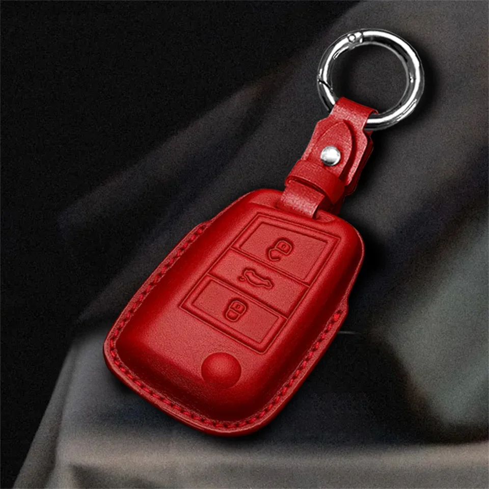 

Car Key Case Cover For Volkswagen VW Golf 7 Gti Mk7 R Touran Skoda Octavia 3 Superb Karoq Kodiaq Seat Leon Mk3 Ateca Accessories