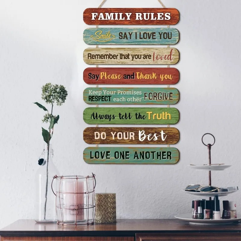 Fresh-Style Timber Hanging Plaque Motivational Encouragement Lettering Wall Embellishment Entry Marker Study Chamber Sleeping