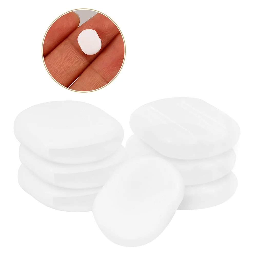 

60Pcs Transparent Earring Pads Soft Comfortable Anti Slip Pain Relief Universal Fit for Clip on Earrings Cushions