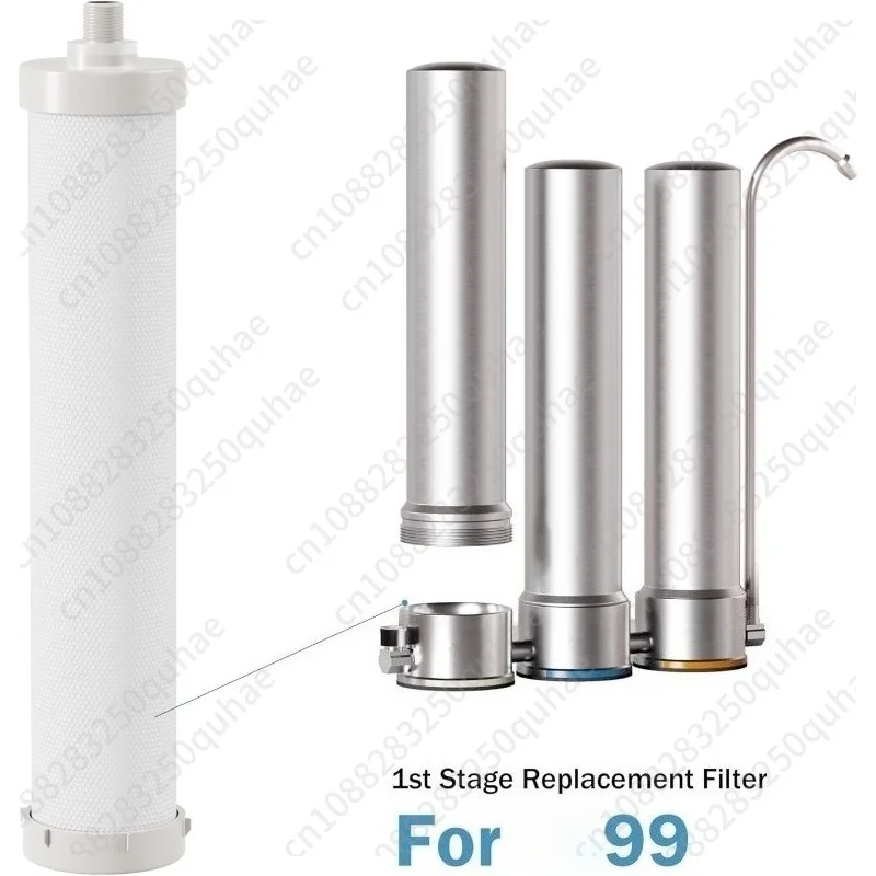 First Stage PP Filter Cartridge, Desktop Stainless Steel Water Purifier Replacement Filter Element