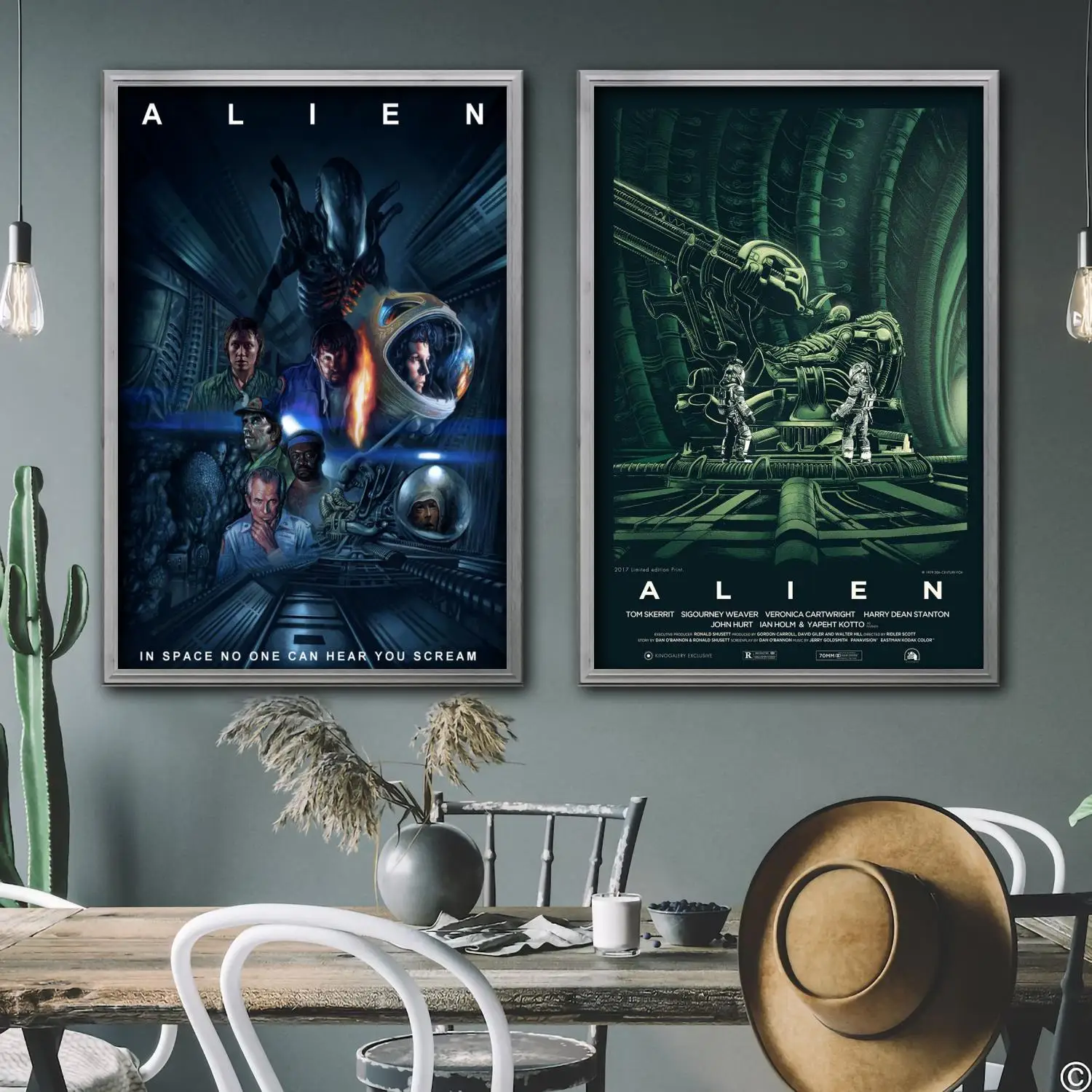 

alien movie Decorative Canvas Posters Room Bar Cafe Decor Gift Print Art Wall Paintings