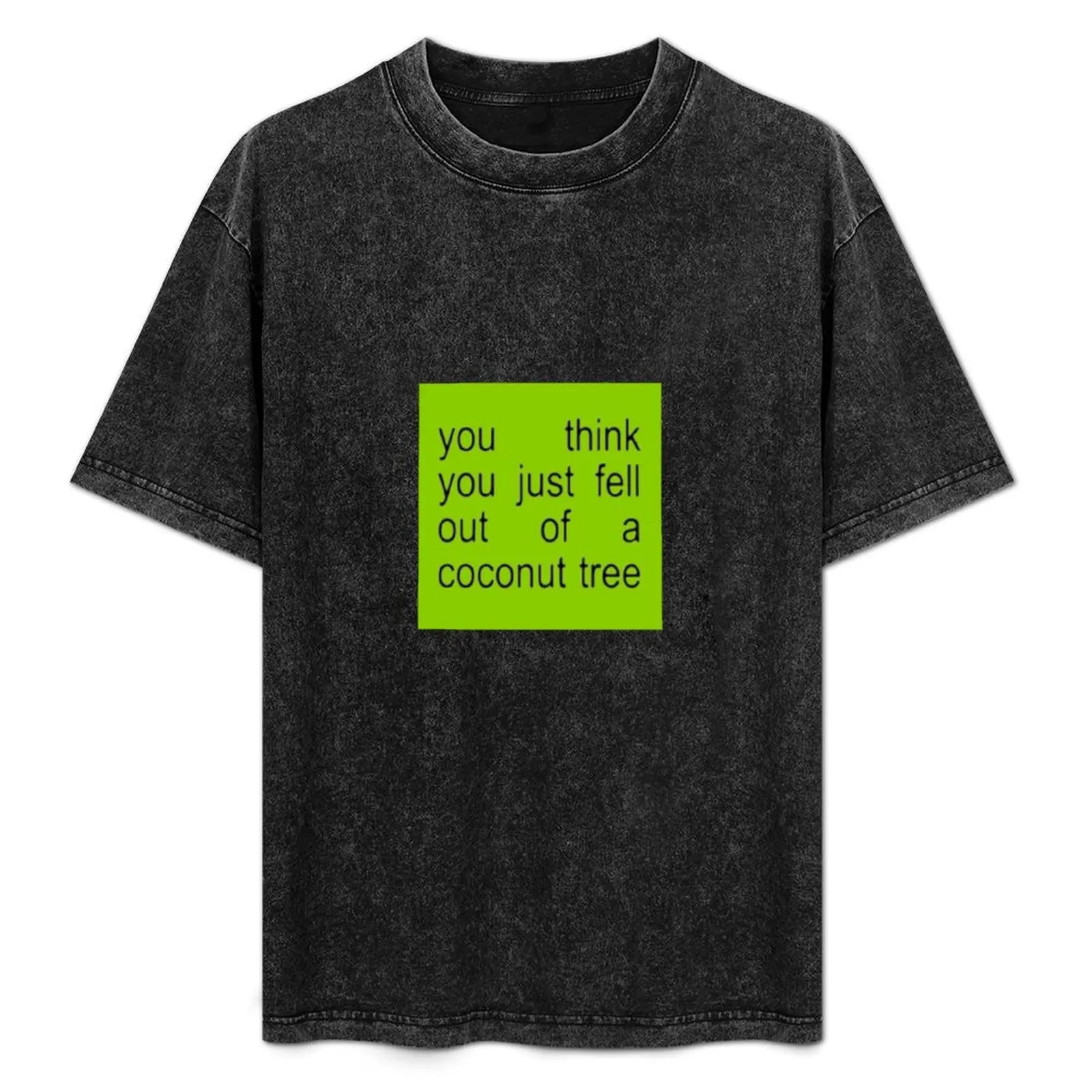 

Coconut tree kamala green brat edition T-Shirt Sweat Resistant Workout Tee Shirt