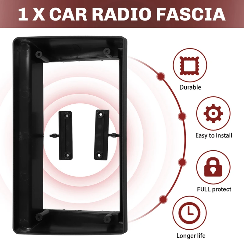 Car Radio Fascia Frame For Toyota Townace Liteace Van Daihatsu Gran Max 9 Inch Stereo Panel Adapter LHD