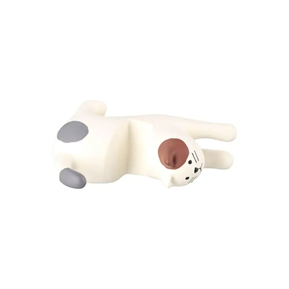 ملحقات الهاتف حر اليدين كسول القط الكرتون الهاتف المحمول كسول قوس صغير الراتنج حامل جوّال بلاستيكي حامل هاتف شكل القط