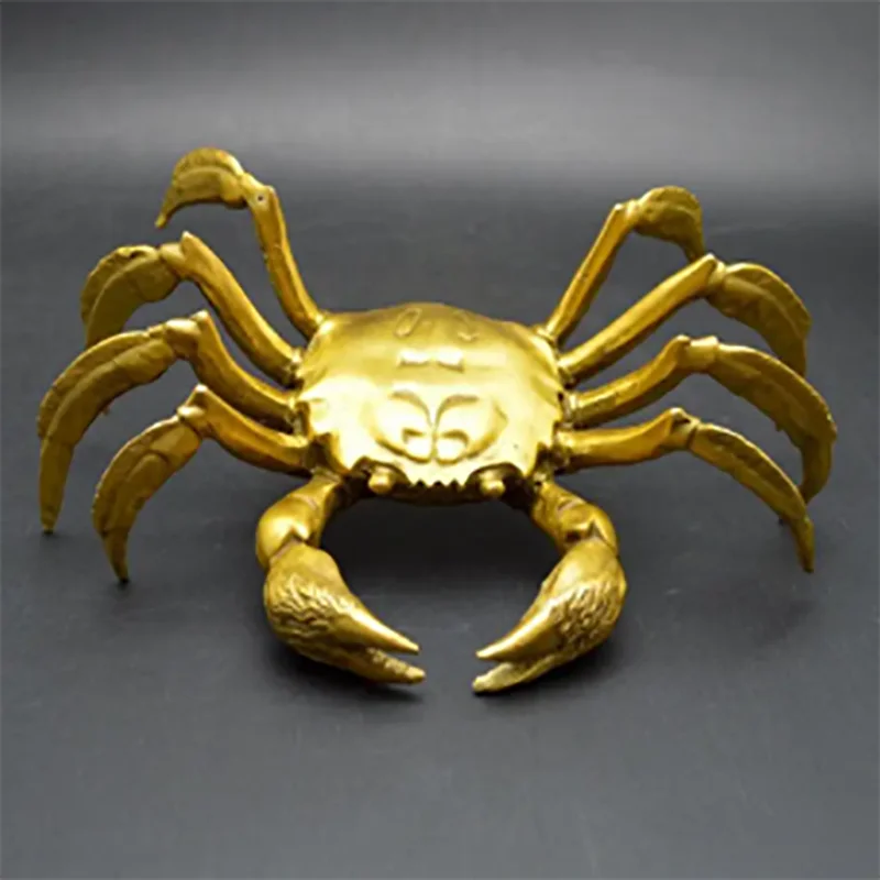 

Copper Statue Antique pure brass crab ornaments home accessories hengcai general living room office decoration crafts