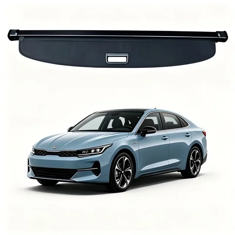 Car Trunk Cargo Cover, Rear Parcel Shelf Shade Shield, Luggage Privacy Blind for KIA EV3 2025 & Up