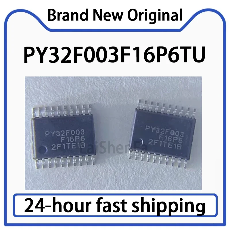 10PCS PY32F003F16P6TU TSSOP-20 ARM Cortex-M0 32-bit Microcontroller MCU in Stock