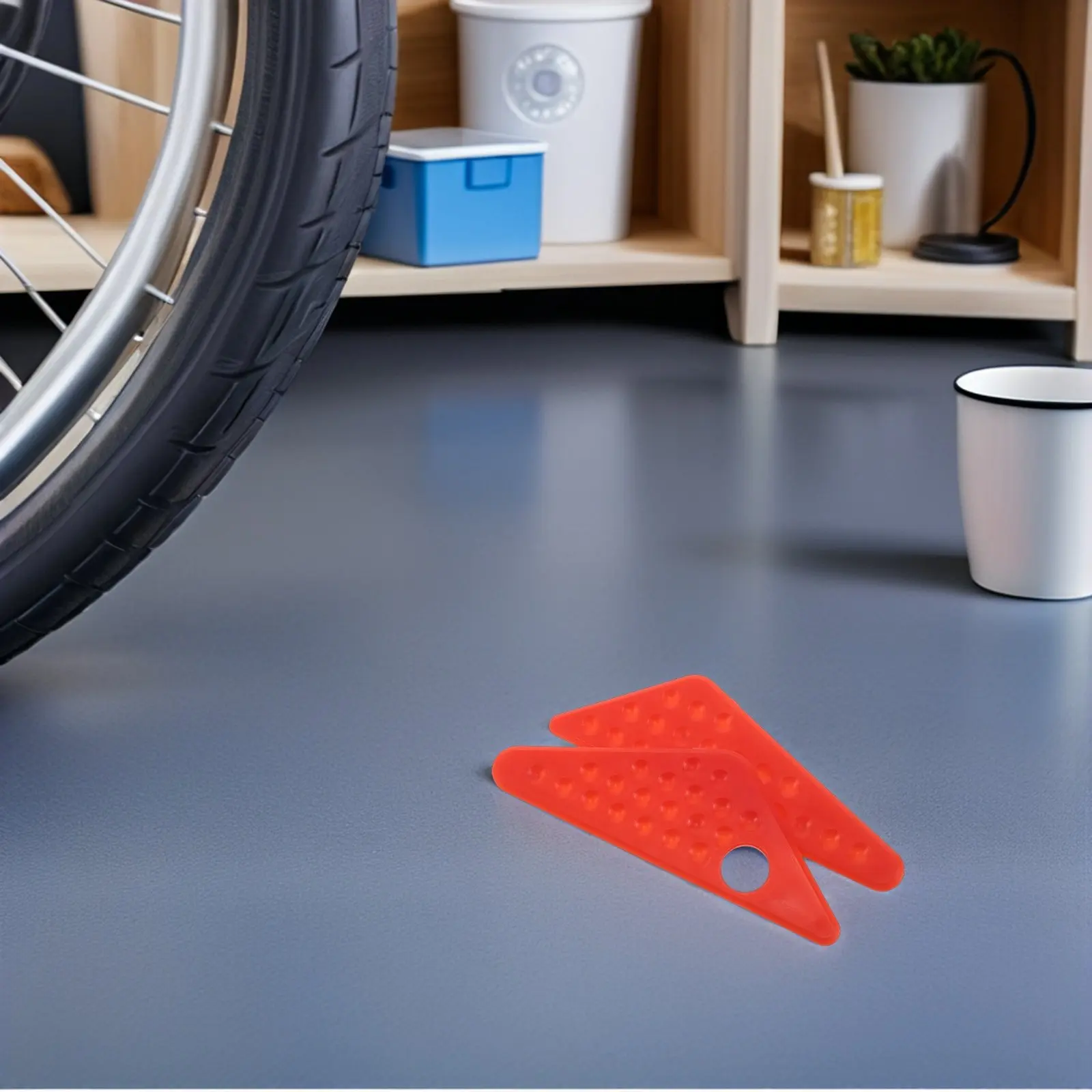 

1Pair Front Footboard Insert Motorcycle Peg Pad Sturdy Anti Slip Rider Touring Footrest Accessories Red Compatible