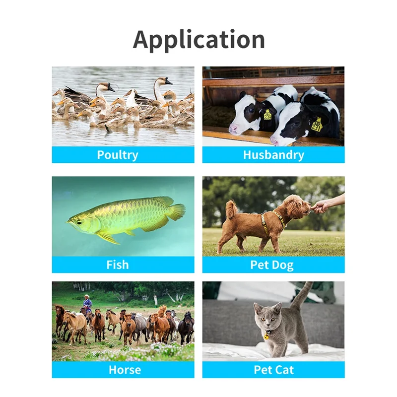 A003 134.2Khz 犬猫リーダー動物耳タグガラスチップ RFID ハンドヘルドマイクロチップリーダースキャナペット動物用簡単インストール D