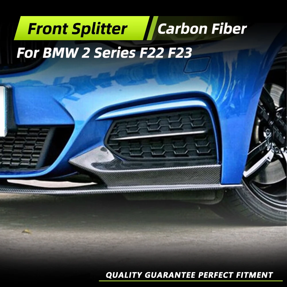 

Передний сплиттер автомобиля для BMW 2 серии F23 F22 M Sport M235i M240i 2013-2017, передний бампер, гоночные комплекты из углеродного волокна/FRP