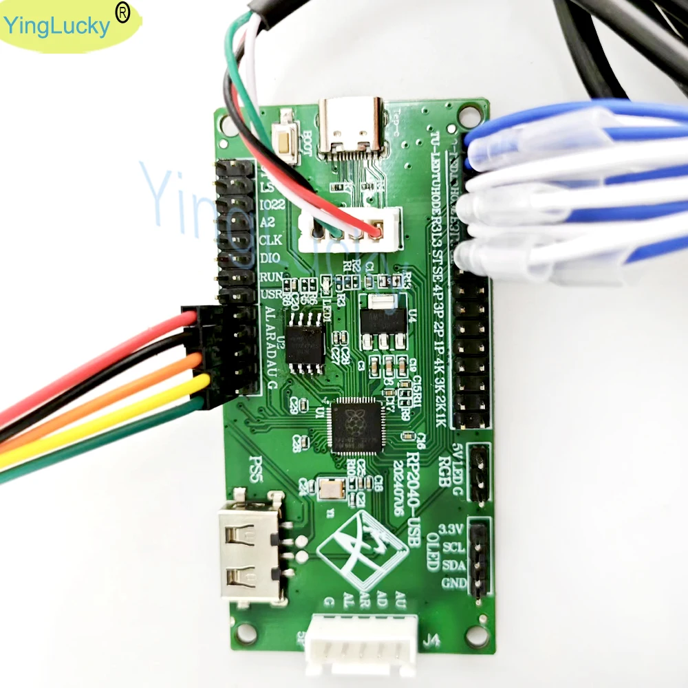 Raspberry Pi Hitbox Core PICO Entwicklungsboard Hitbox-Controller USB Zero Delay Arcade DIY-Kit mit Tastenkabel Unterstützt Xbox – Detail 5