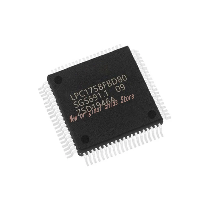 1PCS/lot LPC1758FBD80K LQFP80 LPC 1758 FBD80K LPC1758FBD LPC1758 100% Original Brand New