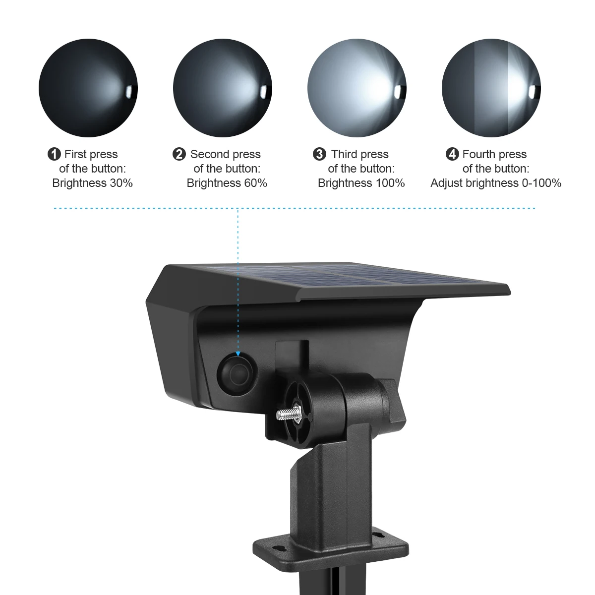 1-5 قطعة 59 المصابيح الأضواء الشمسية في الهواء الطلق IP65 مقاوم للماء سطوع قابل للتعديل حديقة درب فناء الحديقة إضاءة ديكوريّة