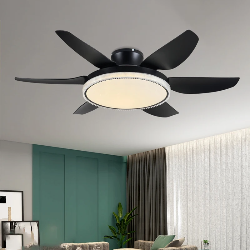 SOFEINA Fan Light Nordic LED Ceiling Fan Light Modern Minimalist Restaurant, Living Room, Bedroom Commercial Electric Fan